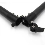 30mm tubo di carbonio piegatura orizzontale parte macchina braccio Base tubo piatte morsetto per multirotore agricolo Drone